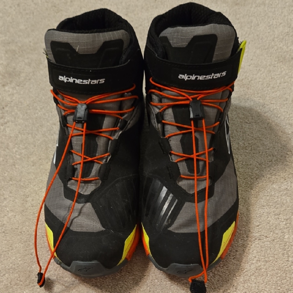 Alpinestars CR-X Drystar Riding Shoes Mens Size 9.5